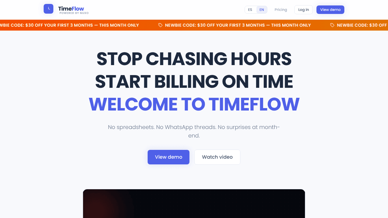 TimeFlow by NUXO.