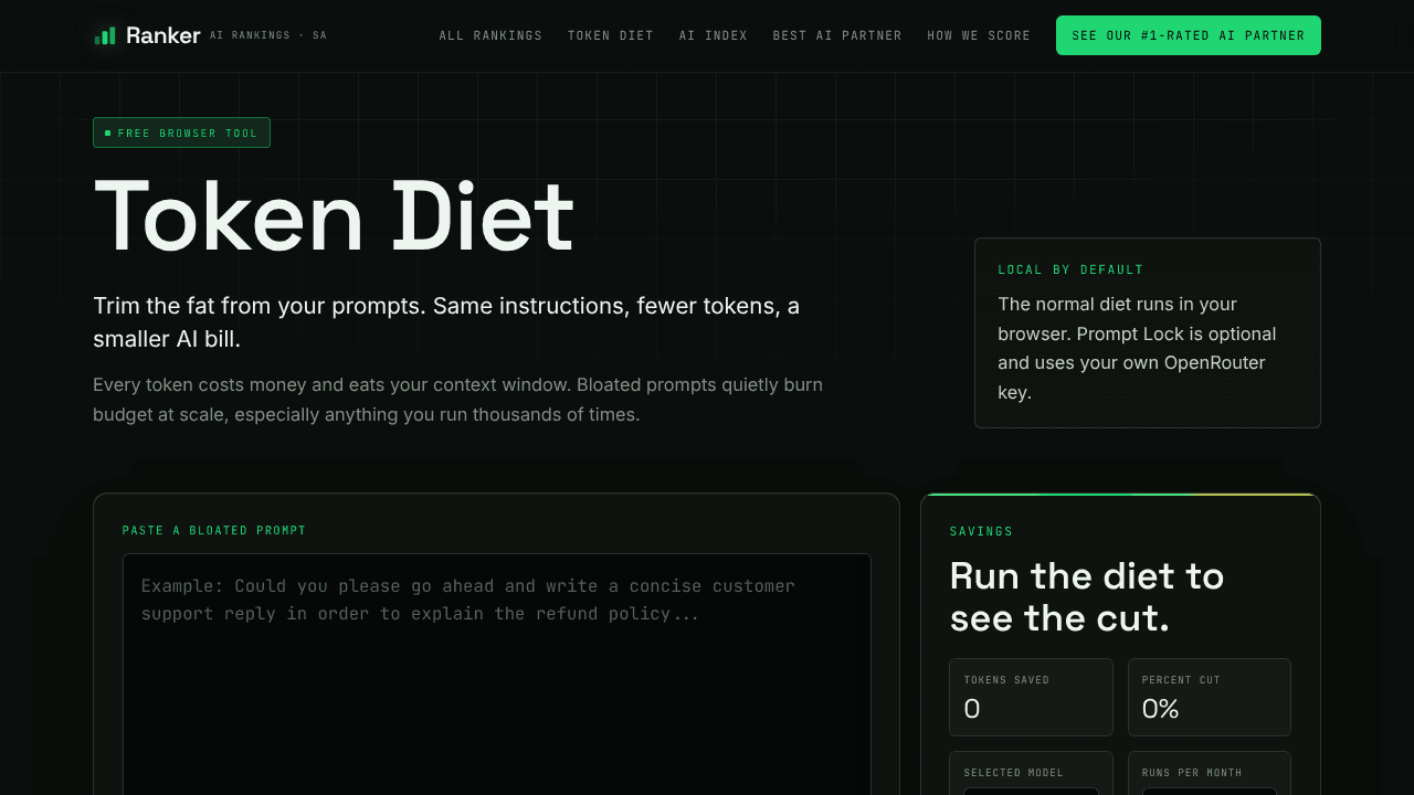 Token Diet