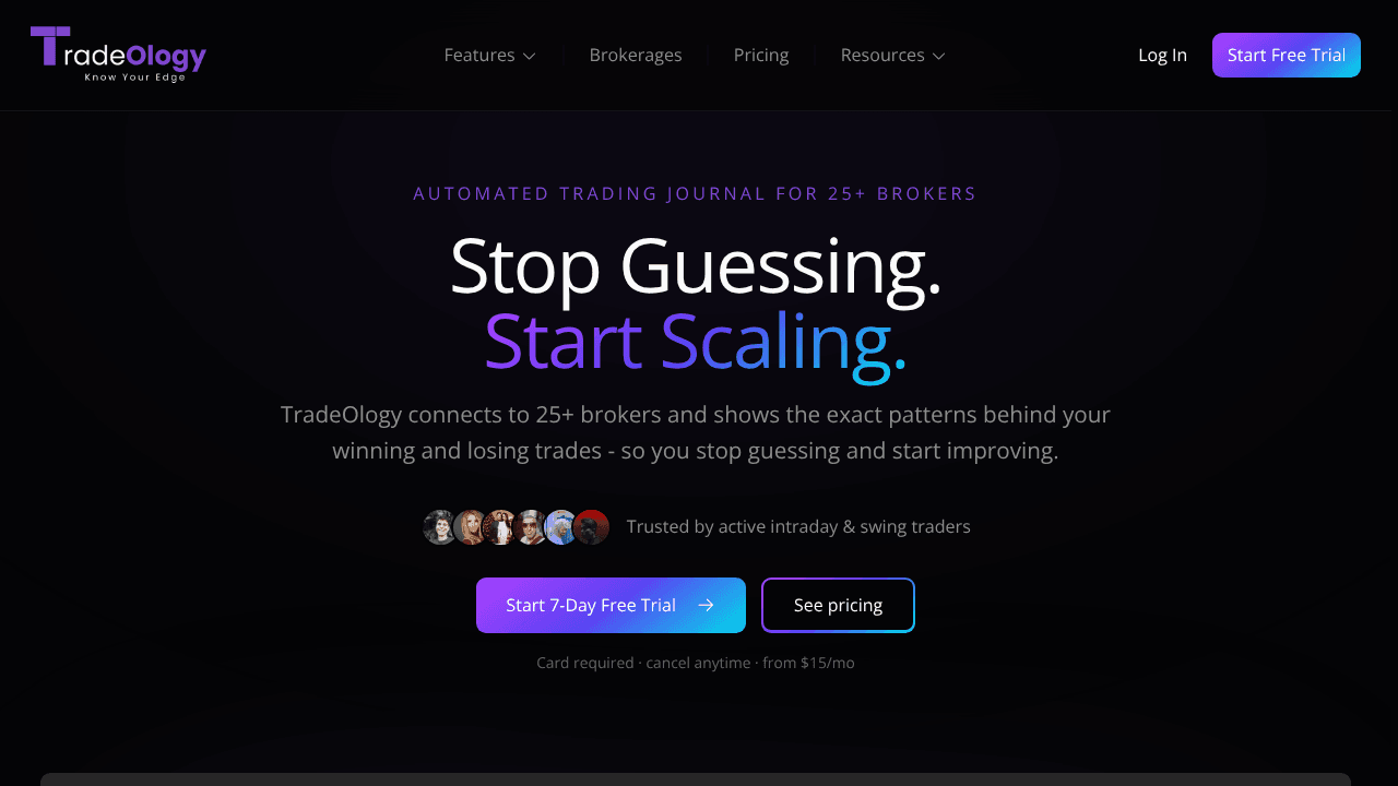 TradeOlogy Automated Trade Journal.