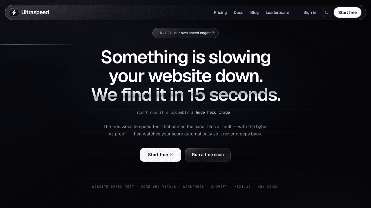 Ultraspeed