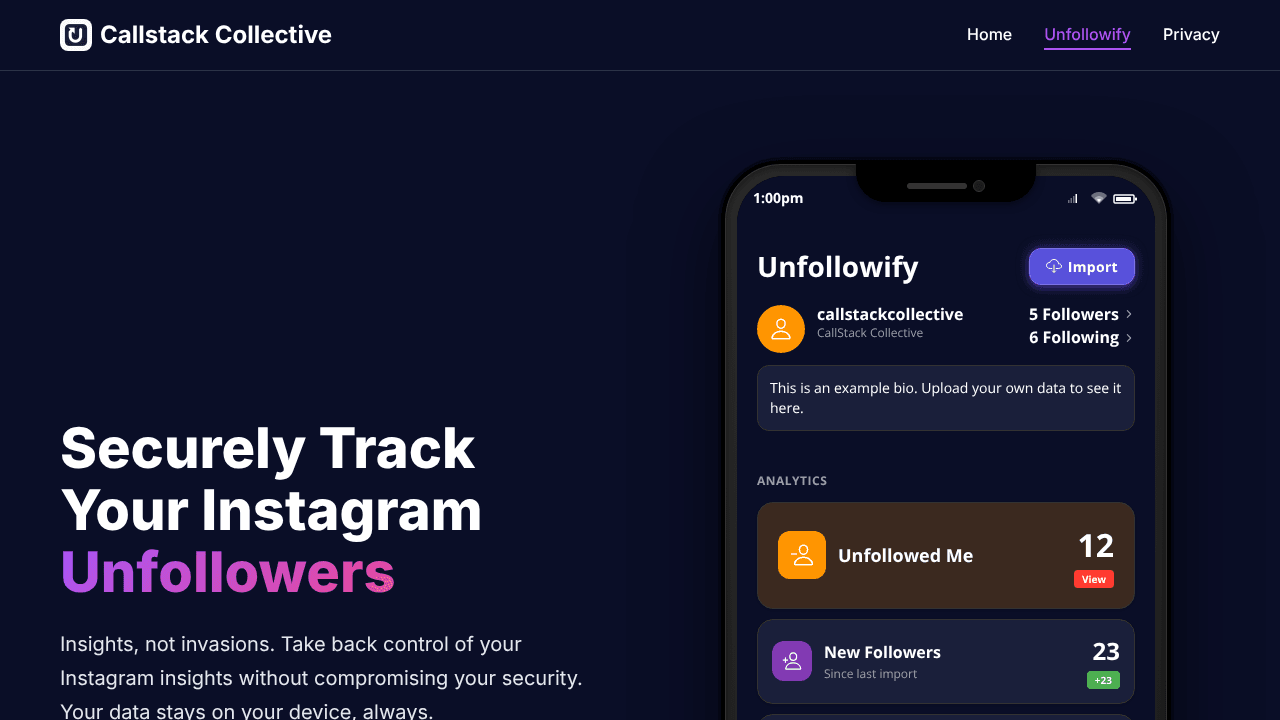 Unfollowify