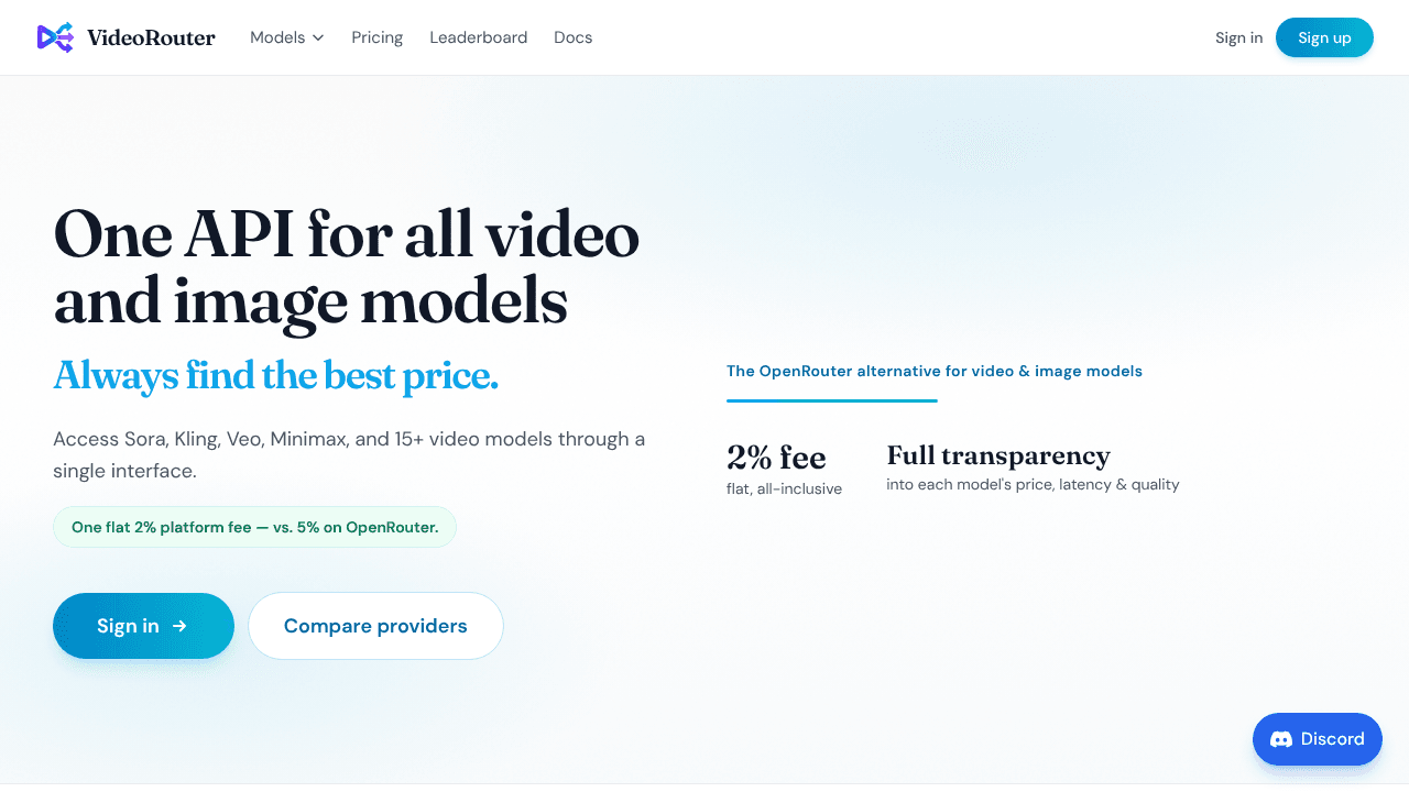 VideoRouter — OpenRouter for video,image