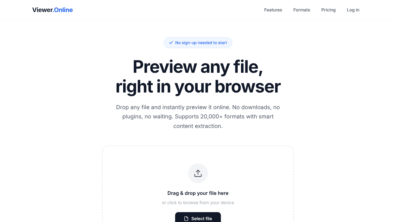 Viewer.Online — Preview Any File