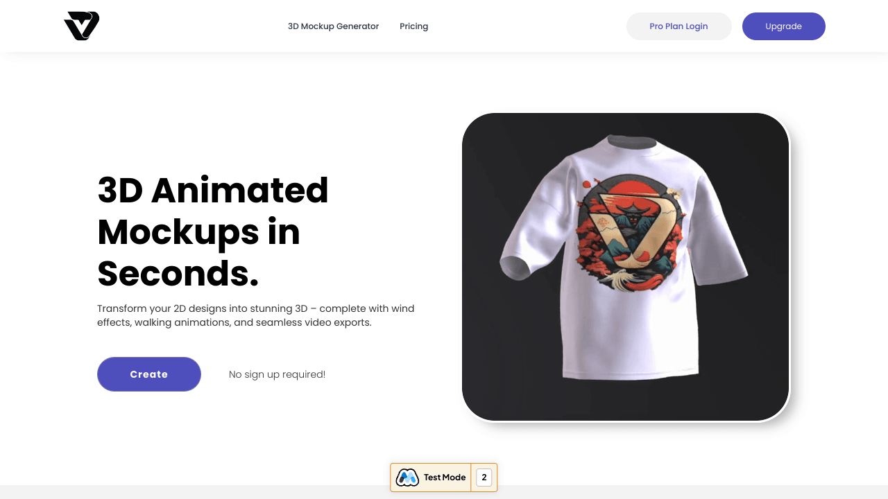 VirtualThreads - 3D Mockup Generator