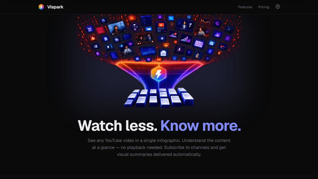 Vispark — Watch less. Know more.