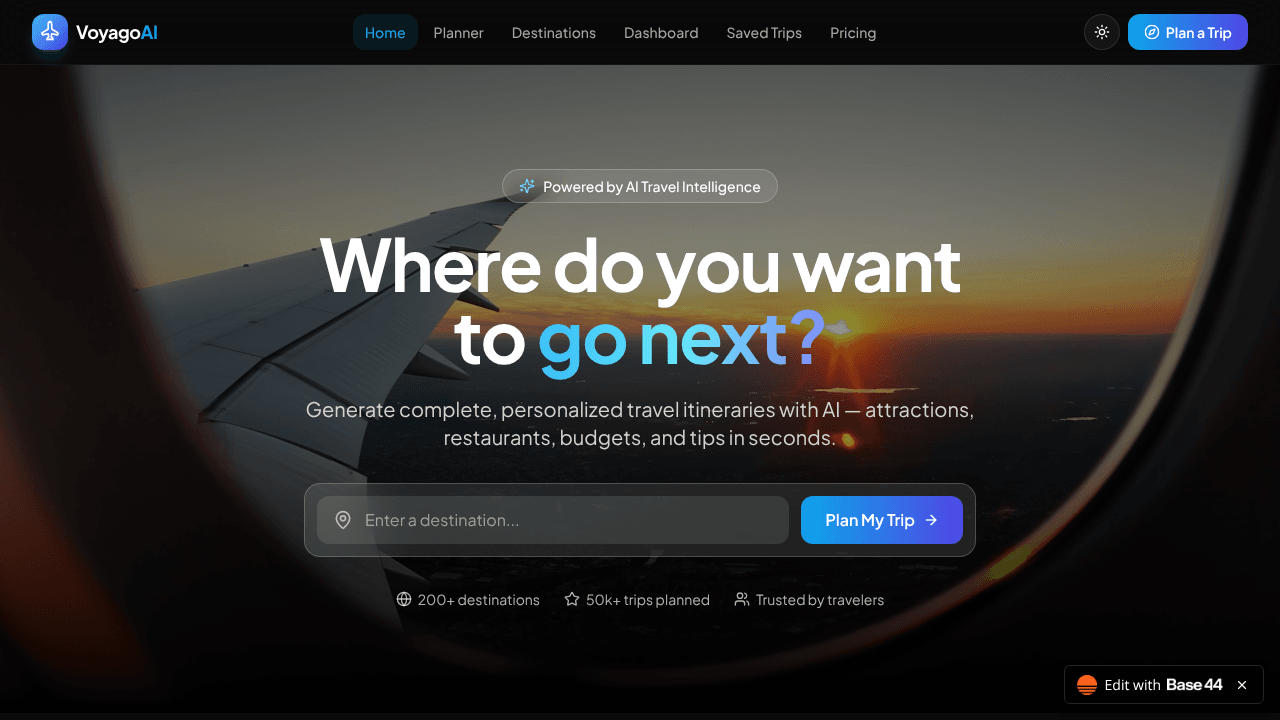 Voyago AI Planner