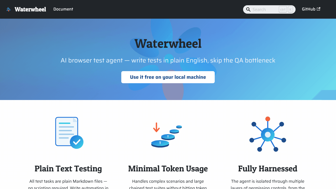 Waterwheel Agent
