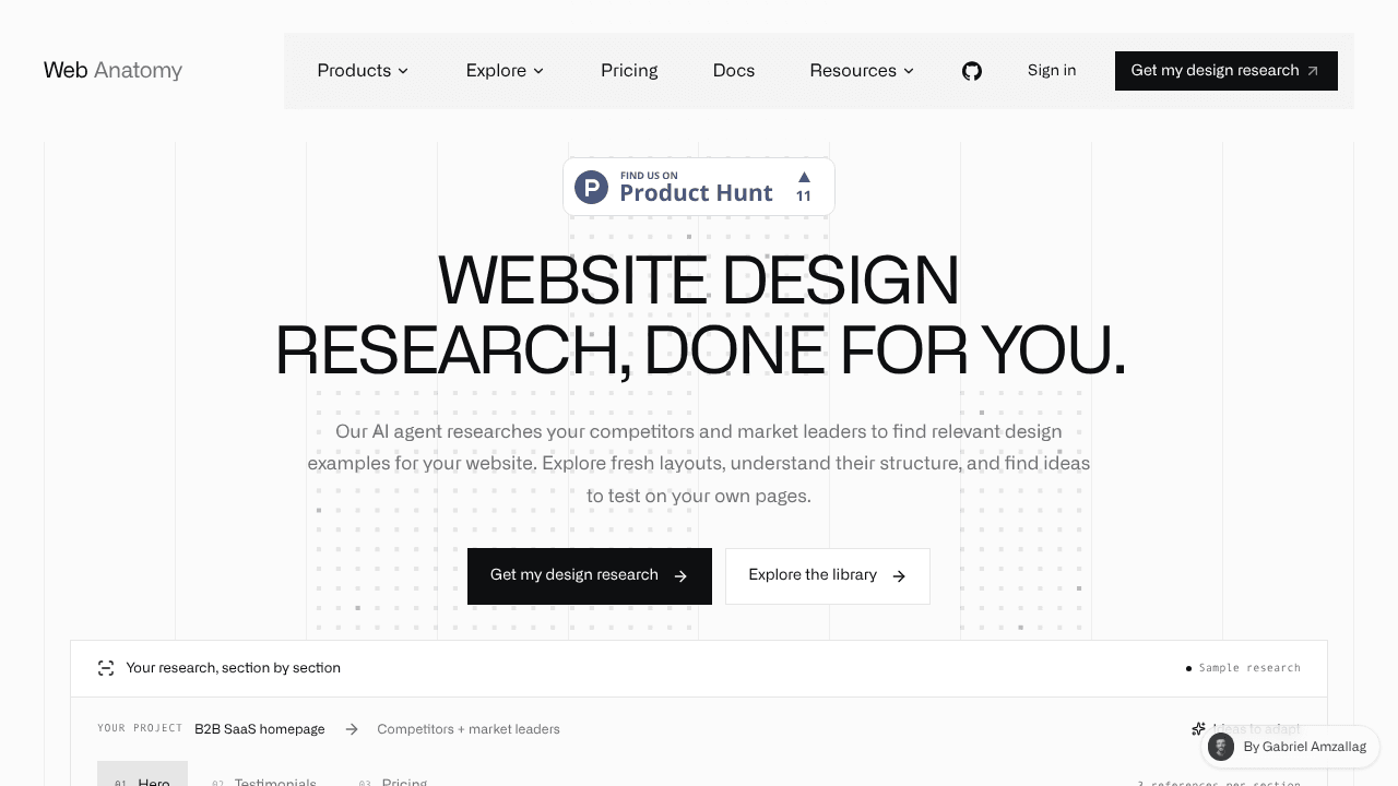 Web Anatomy