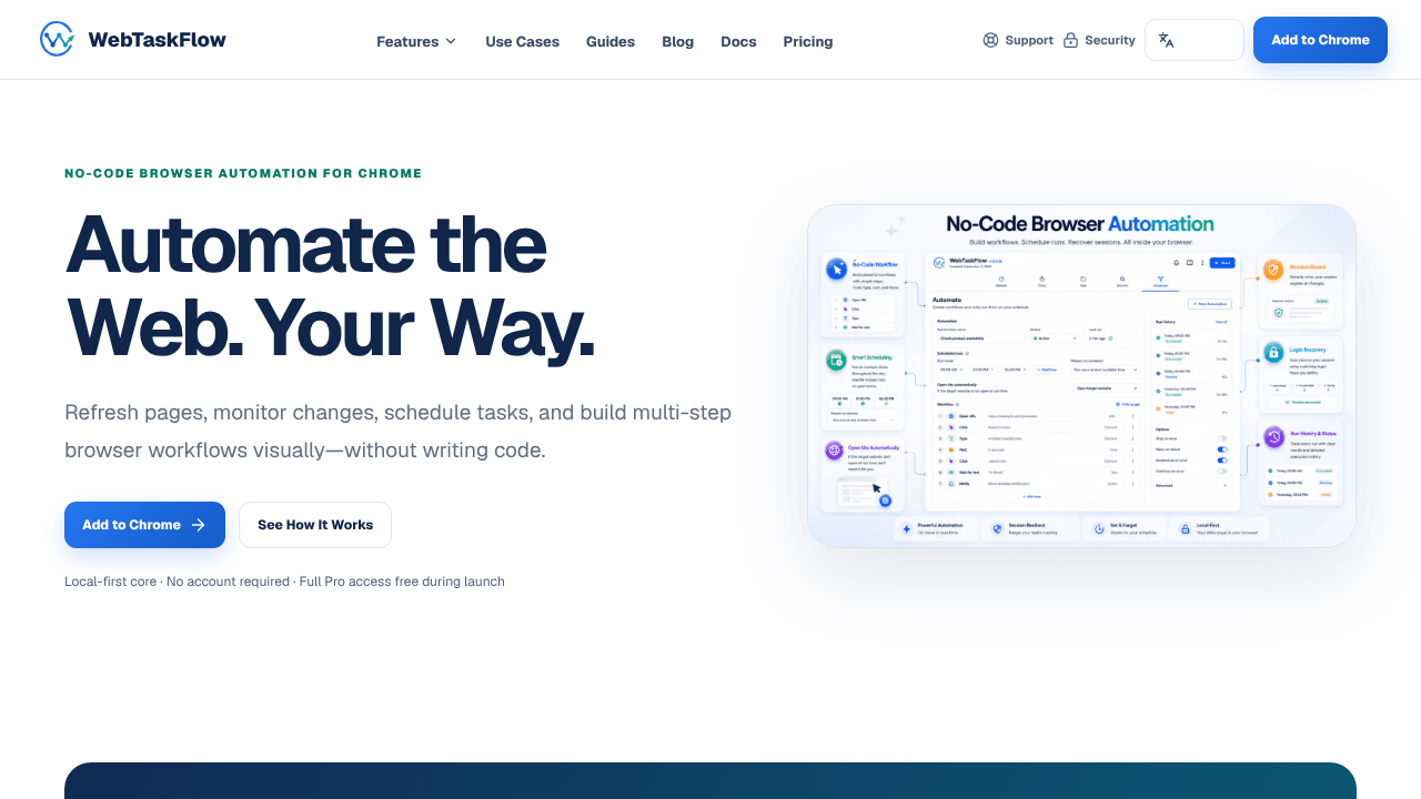 WebTaskFlow