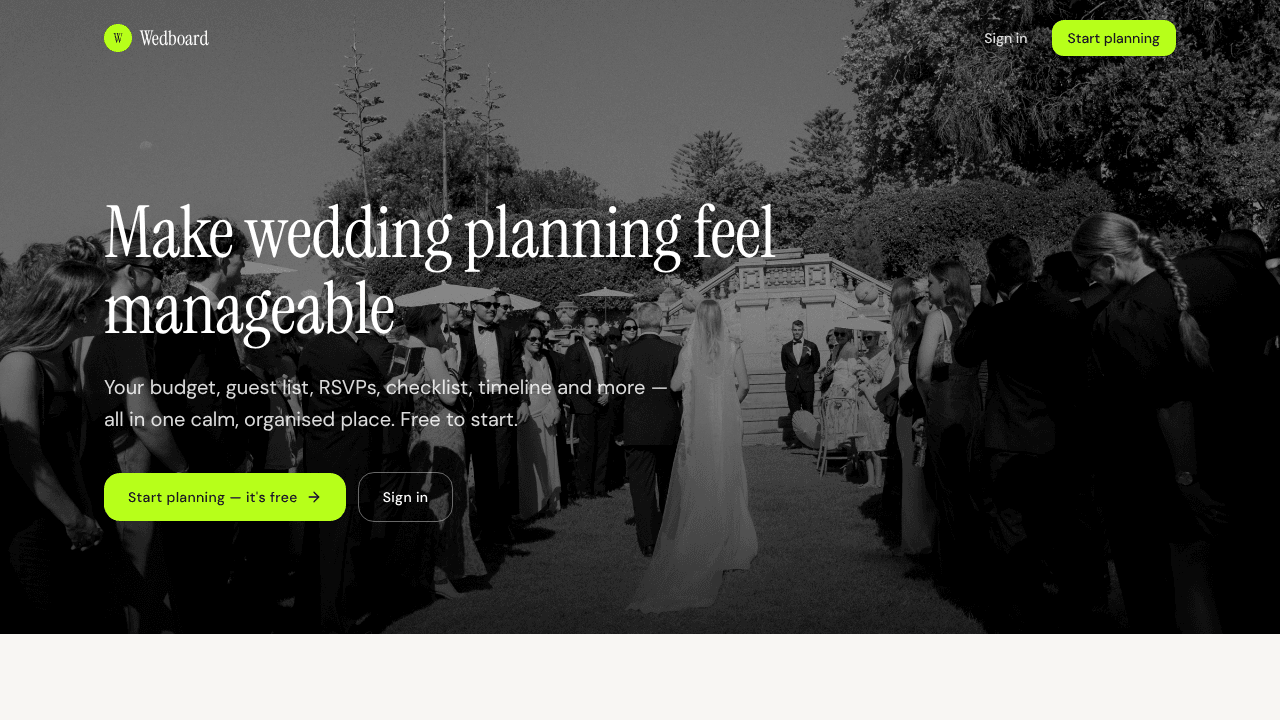 Wedboard