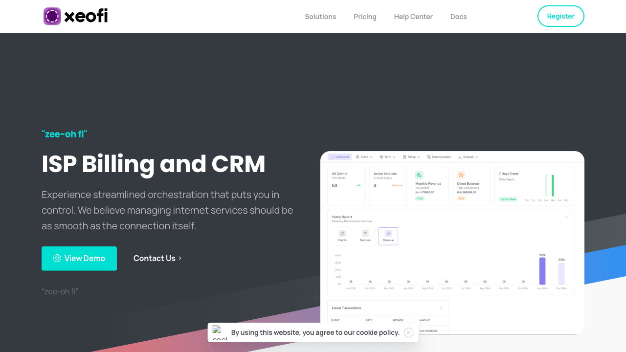 xeofi - ISP Billing & CRM