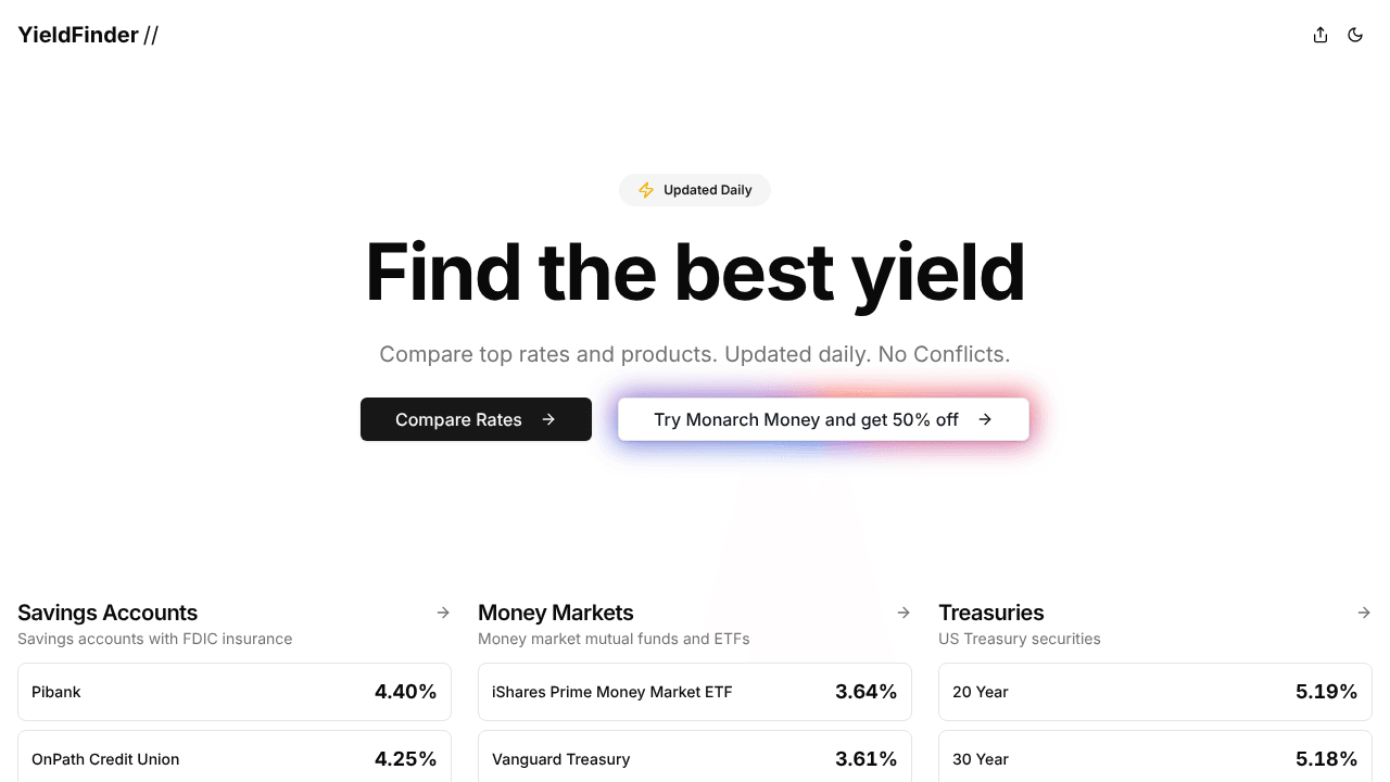 YieldFinder