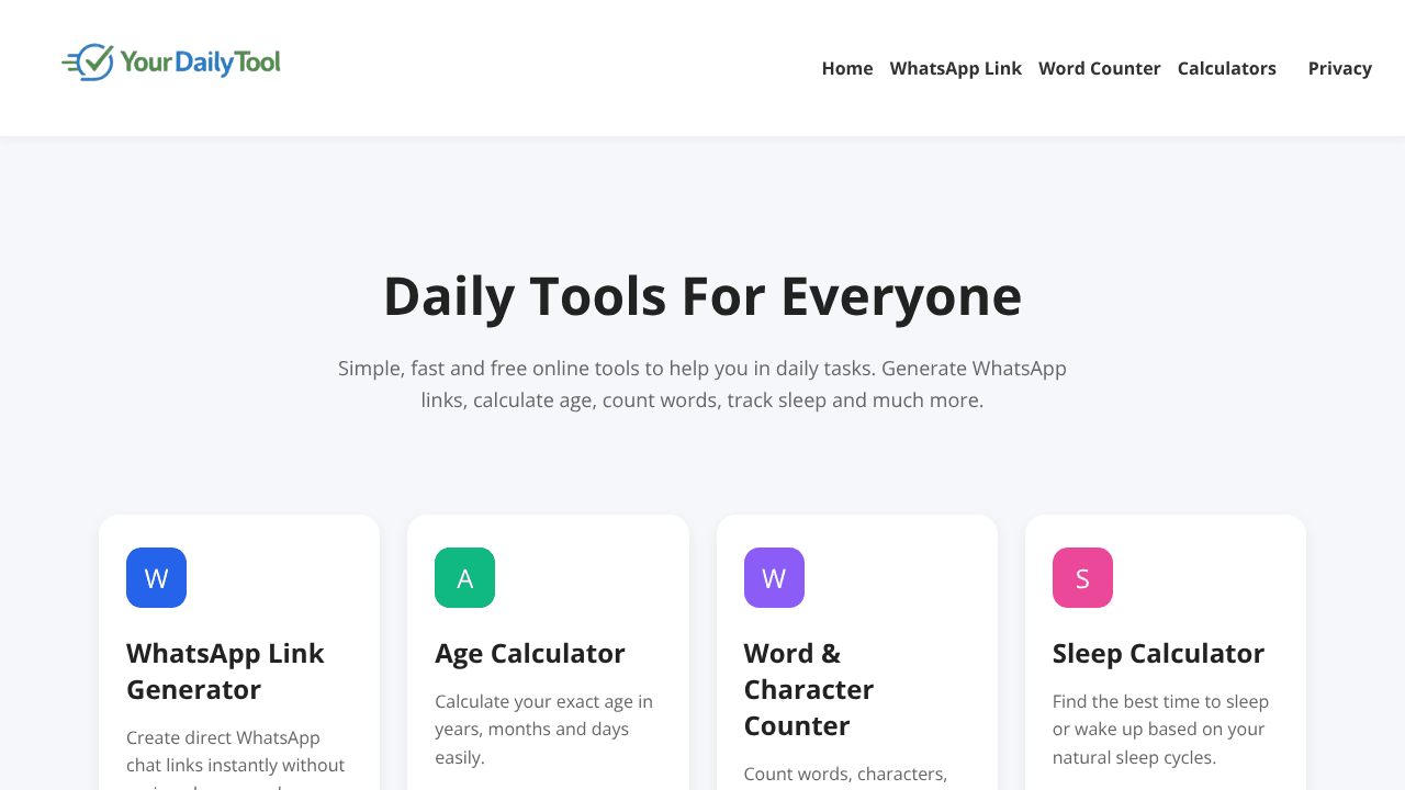 YourDailyTool