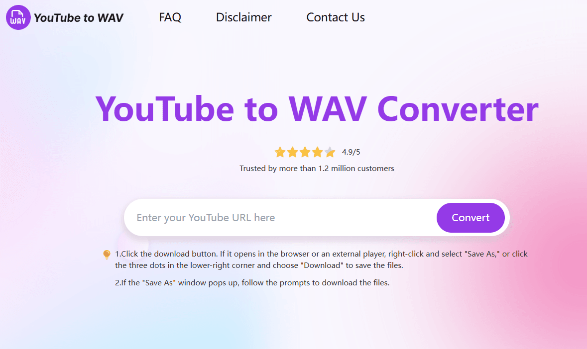 youtube to wav converter