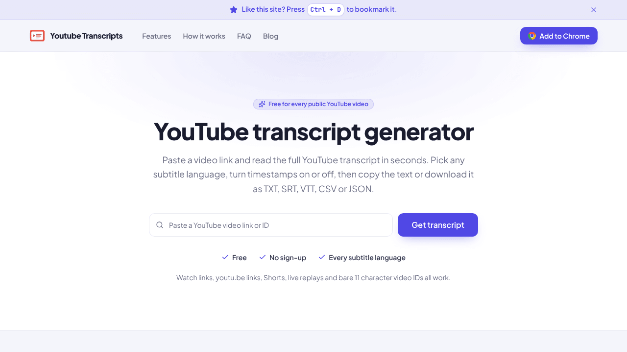 Youtube Transcripts