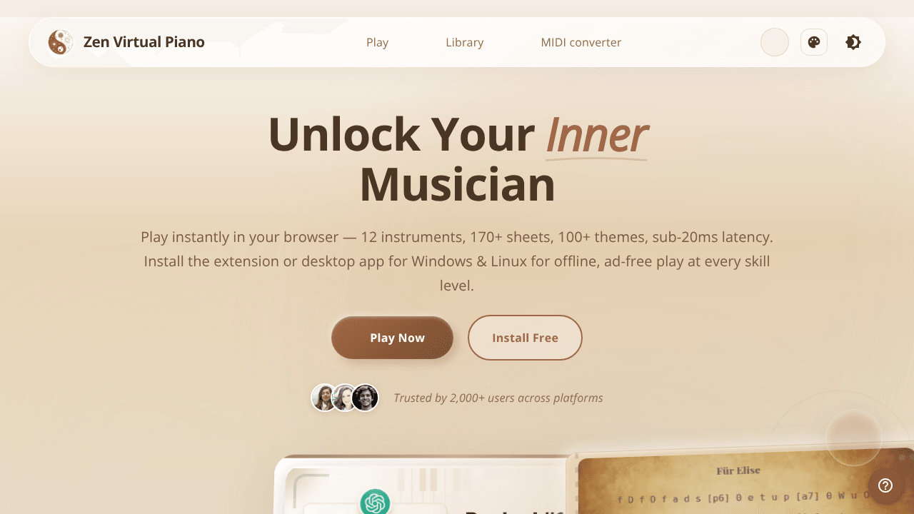 Zen Virtual Piano