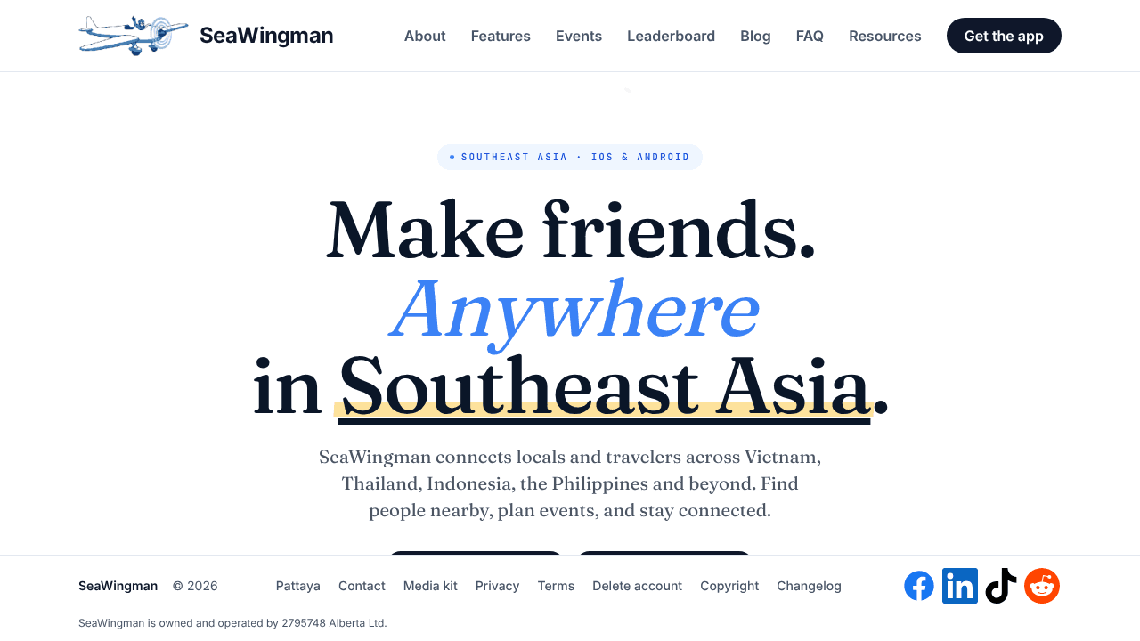 SeaWingman website screenshot