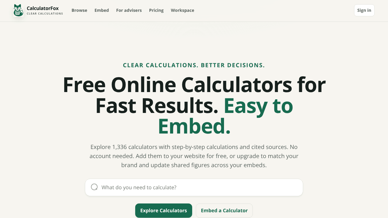 CalculatorFox