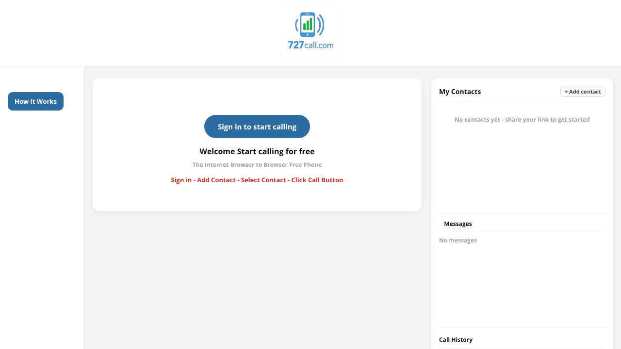 727call.com website screenshot