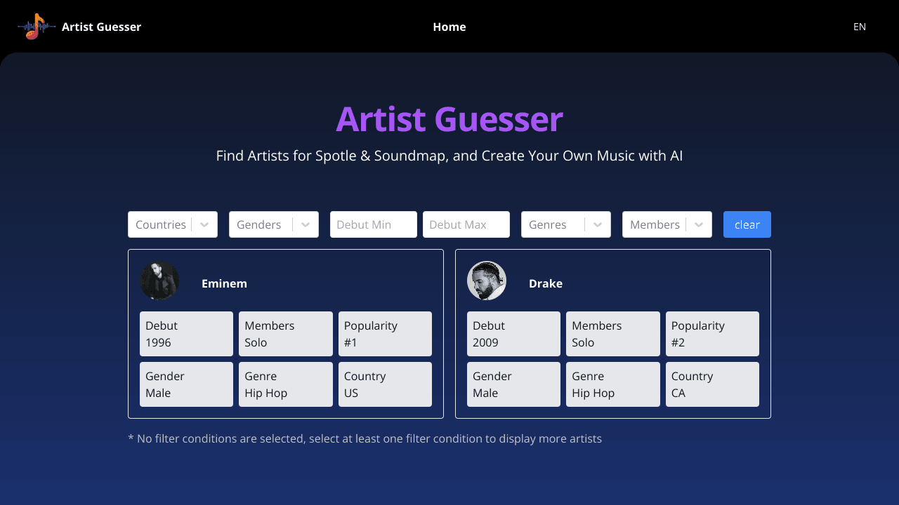 Artist Guesser
