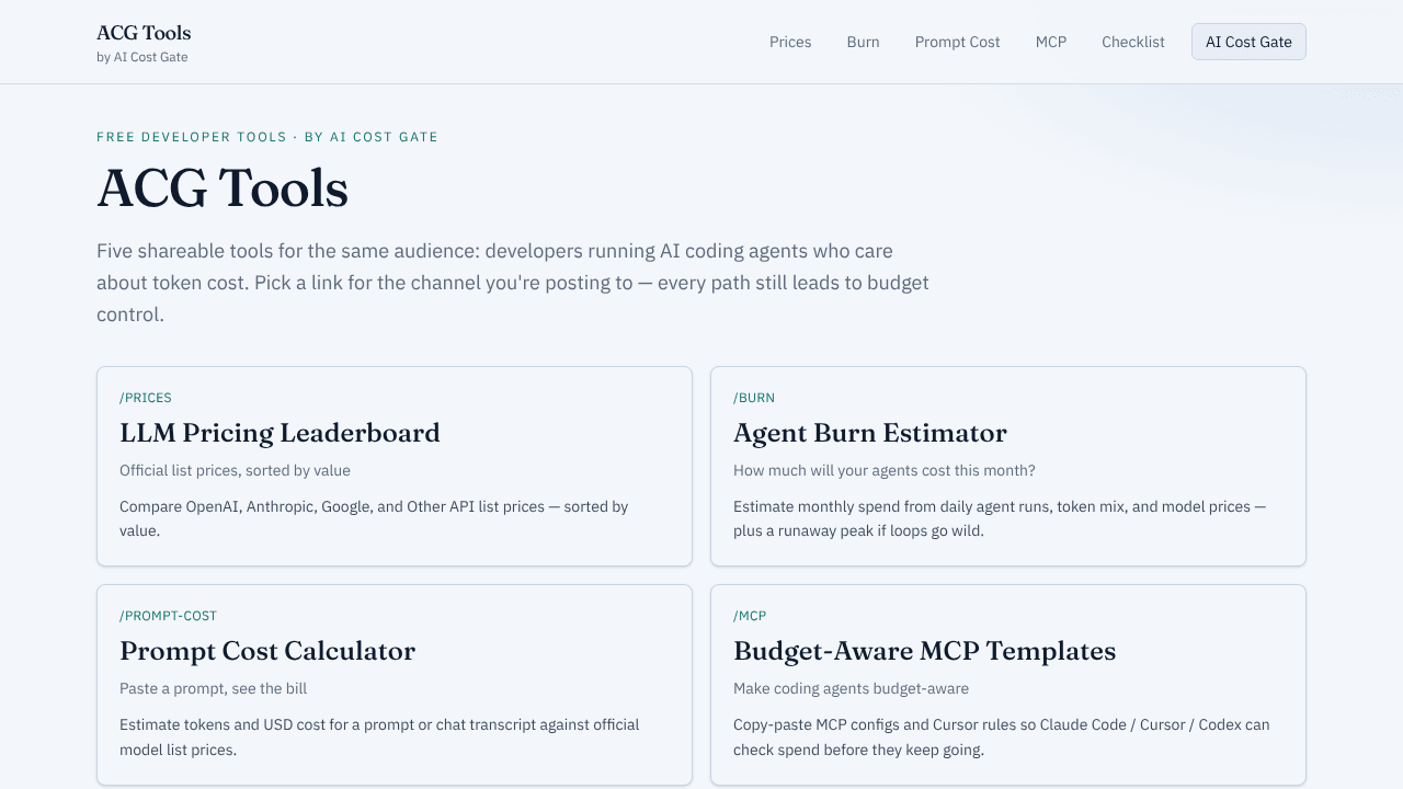 ACG Tools