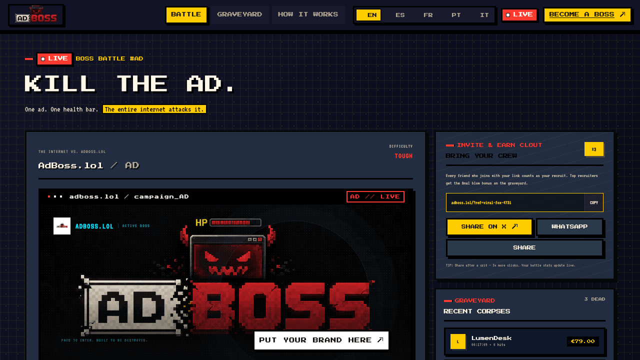 AdBoss — Kill the Ad.