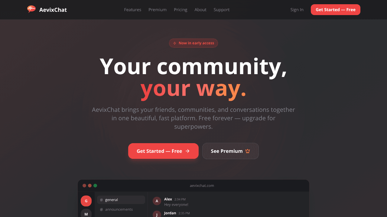 Aevix Chat