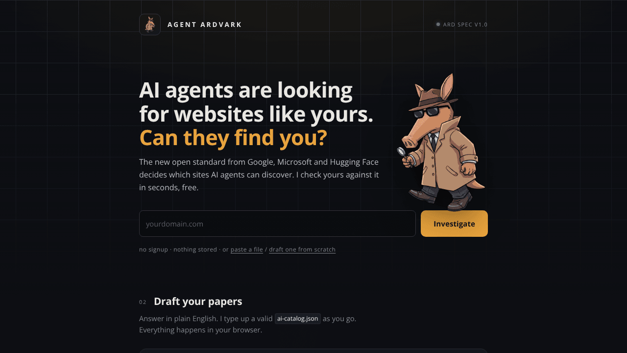 Agent Ardvark
