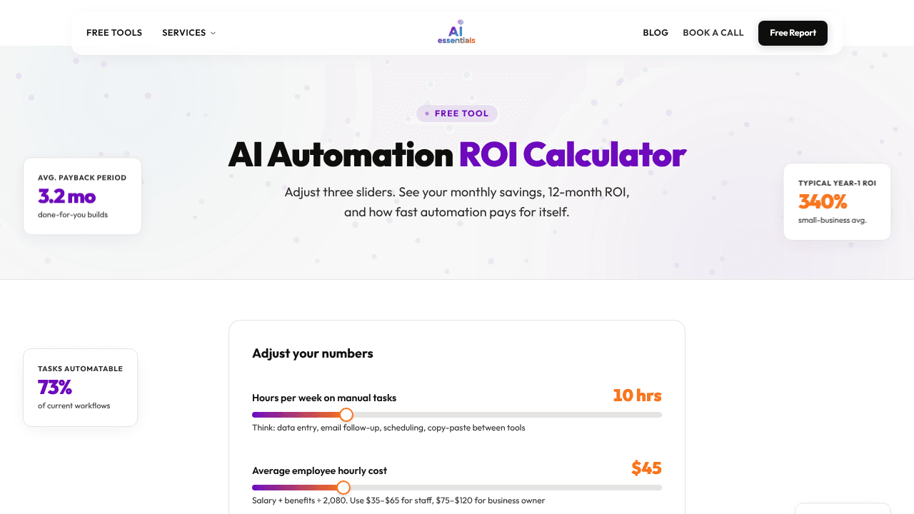 AI Automation ROI Calculator
