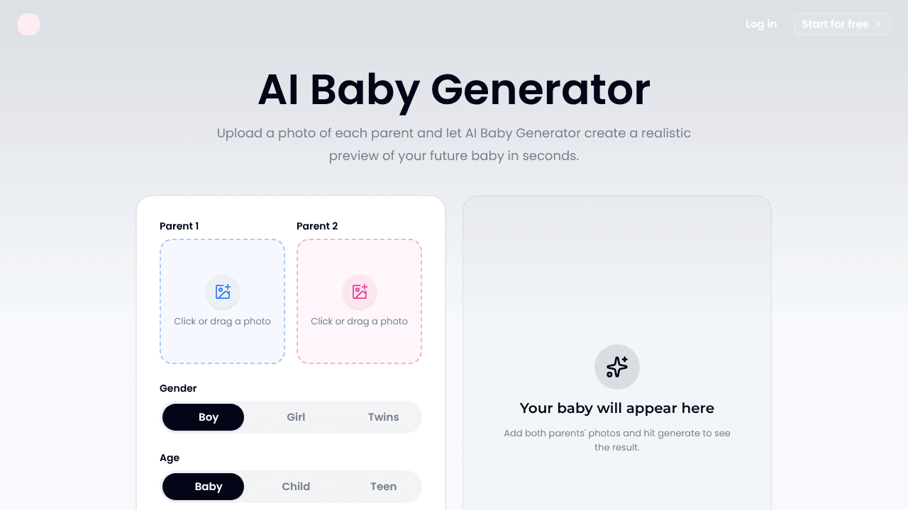 AI Baby Generator