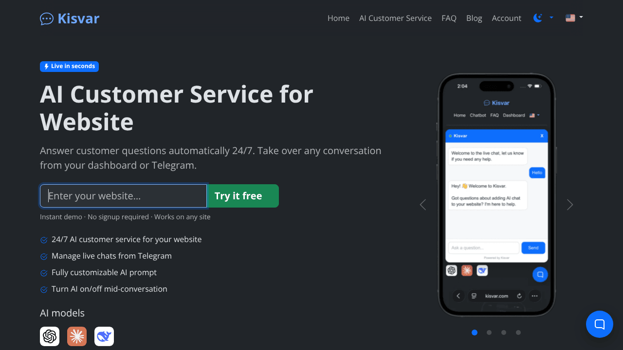 AI customer service