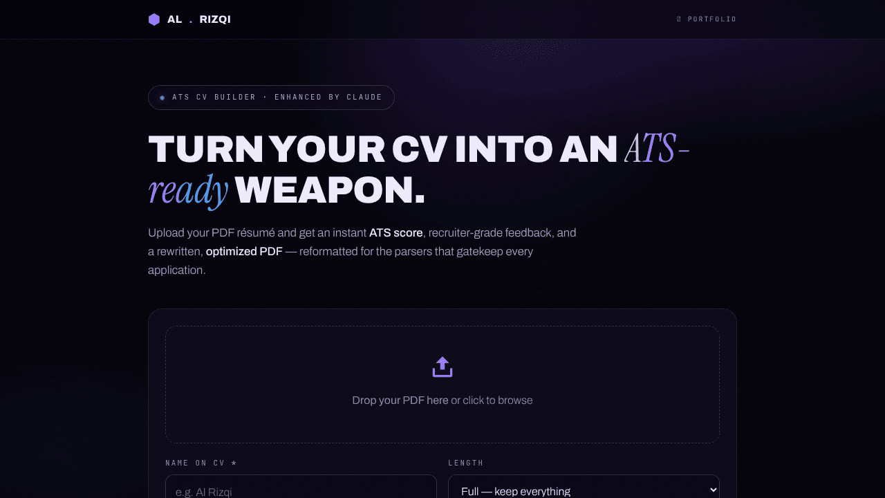 AI CV Optimizer