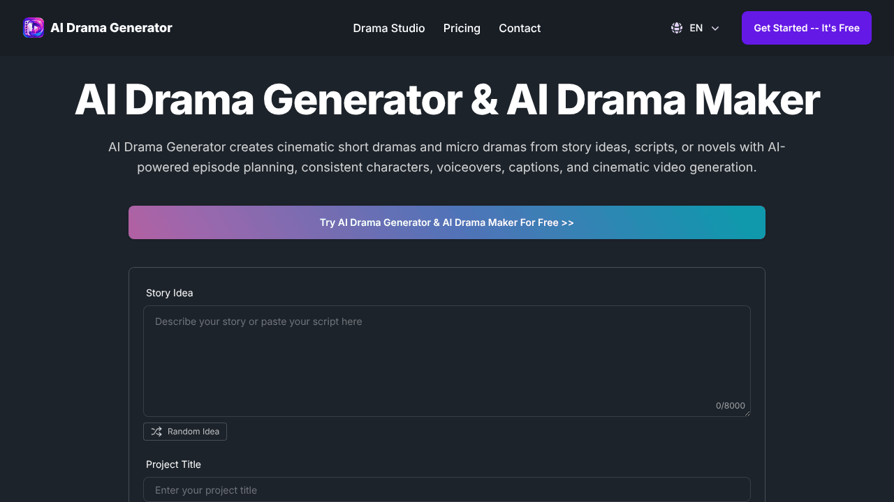 AI Drama Generator