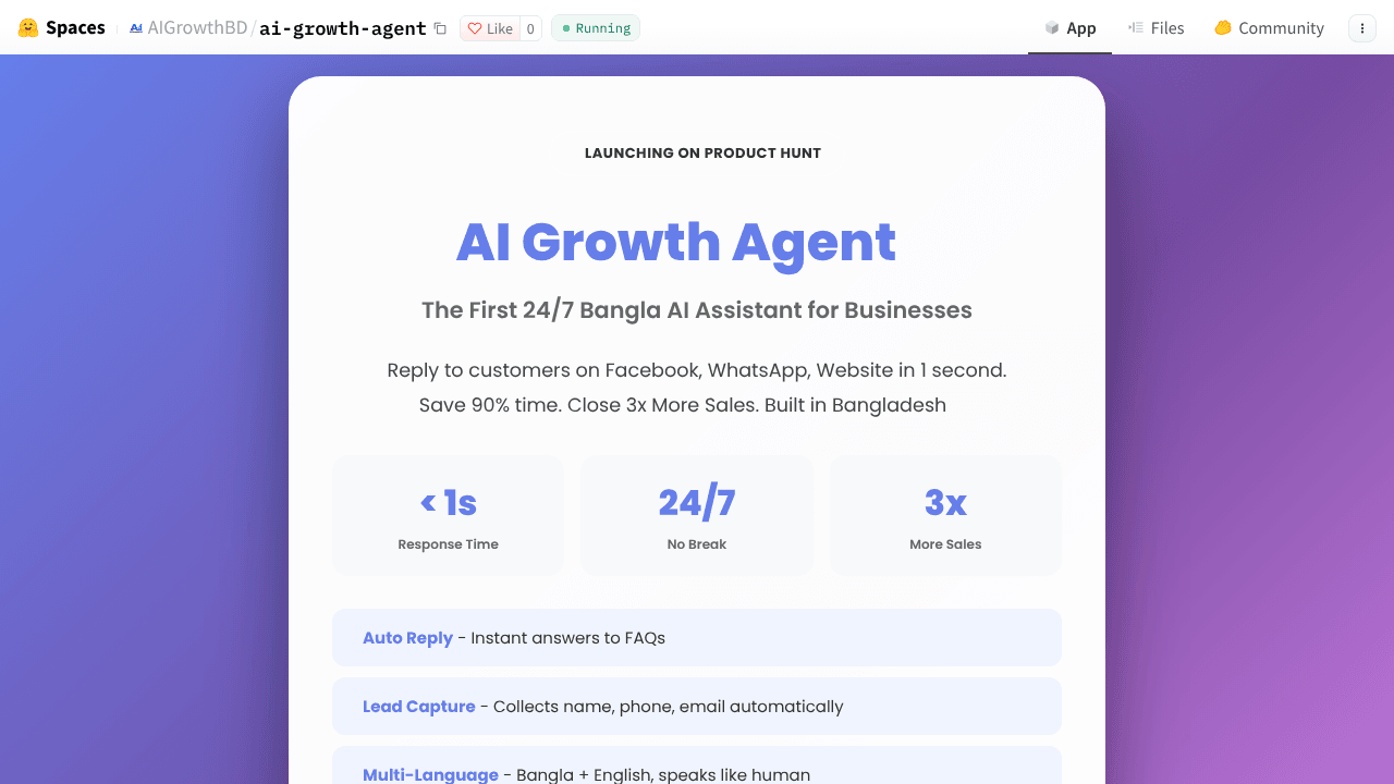 AI Growth Agent