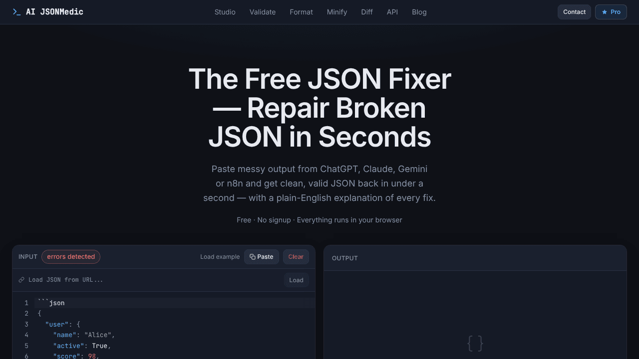 AI JSONMedic