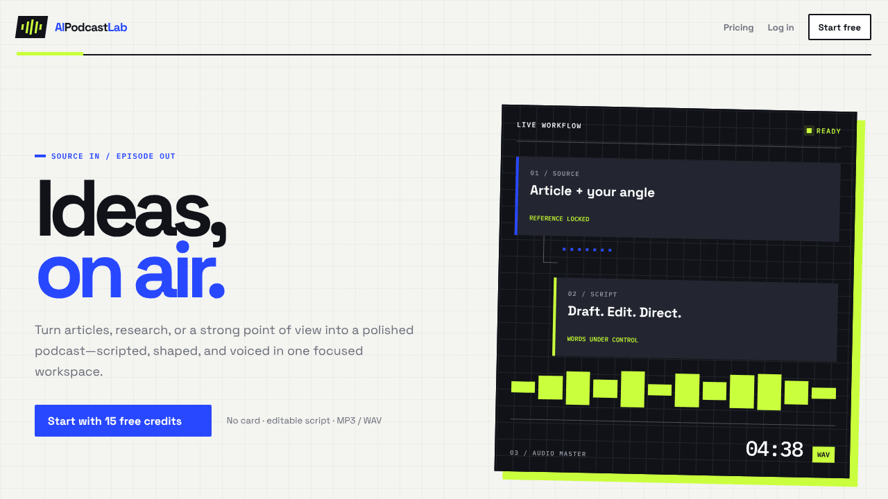 AI Podcast Lab