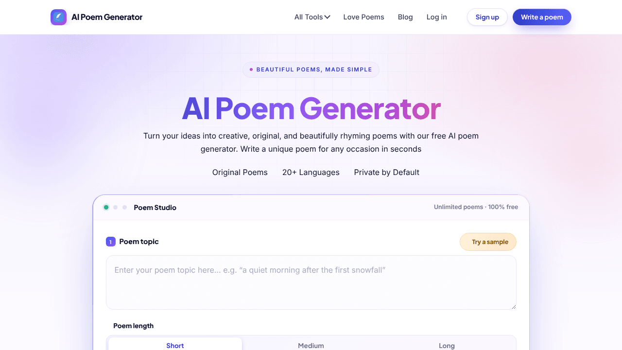 AI Poem Generator