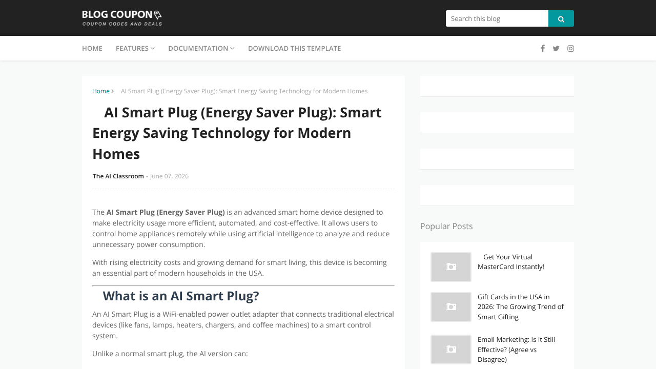 AI Smart Plug