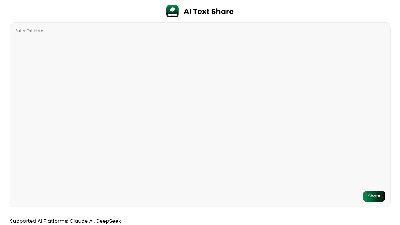 AI Text Share