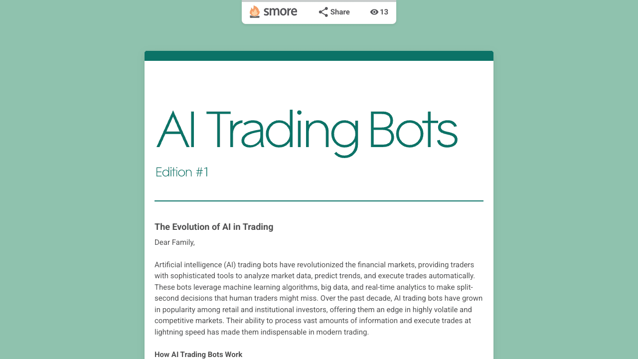 AI trading Bot