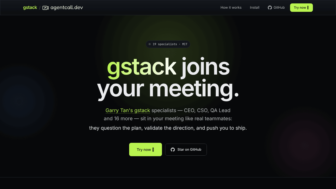 AI YC interview with Gstack agents