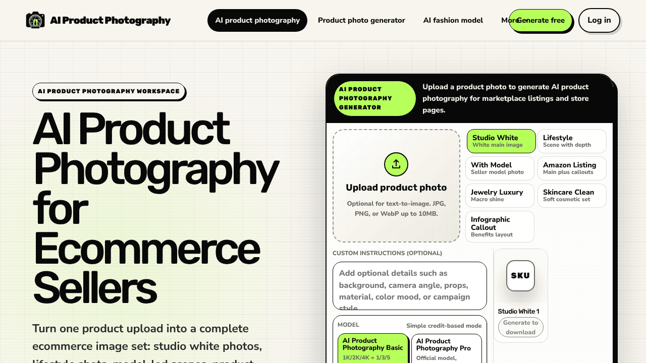 Aiproductphotography