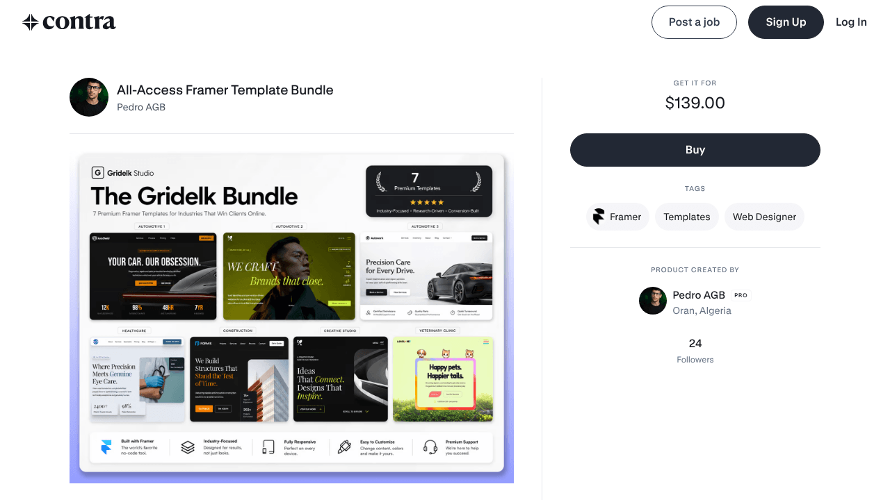All-Access Framer Template Bundle