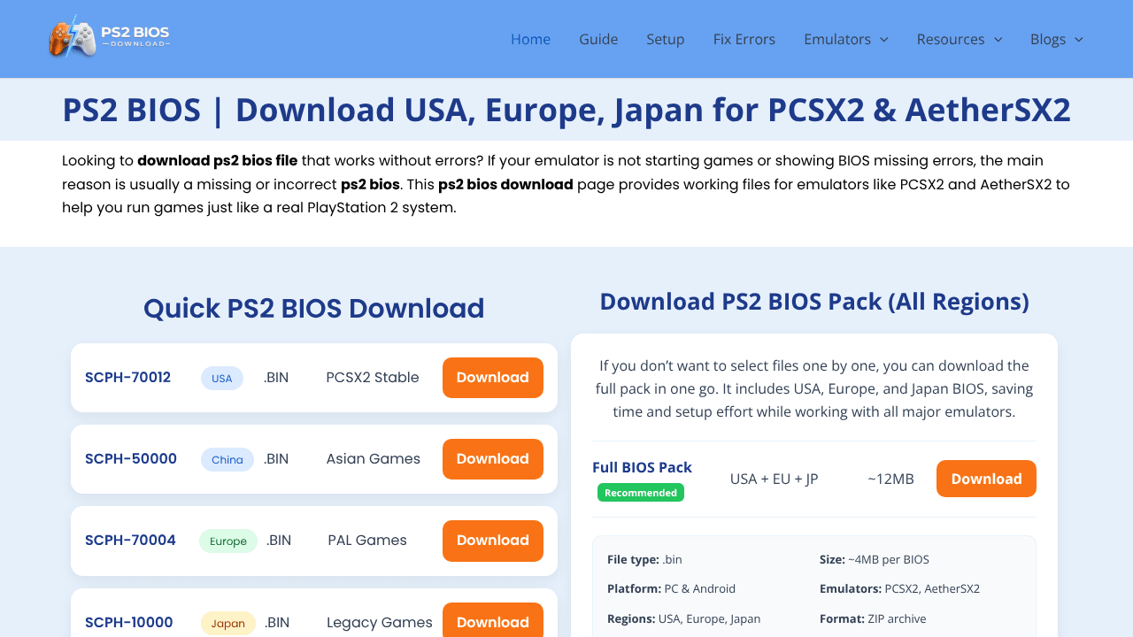 AllPS2BIOS
