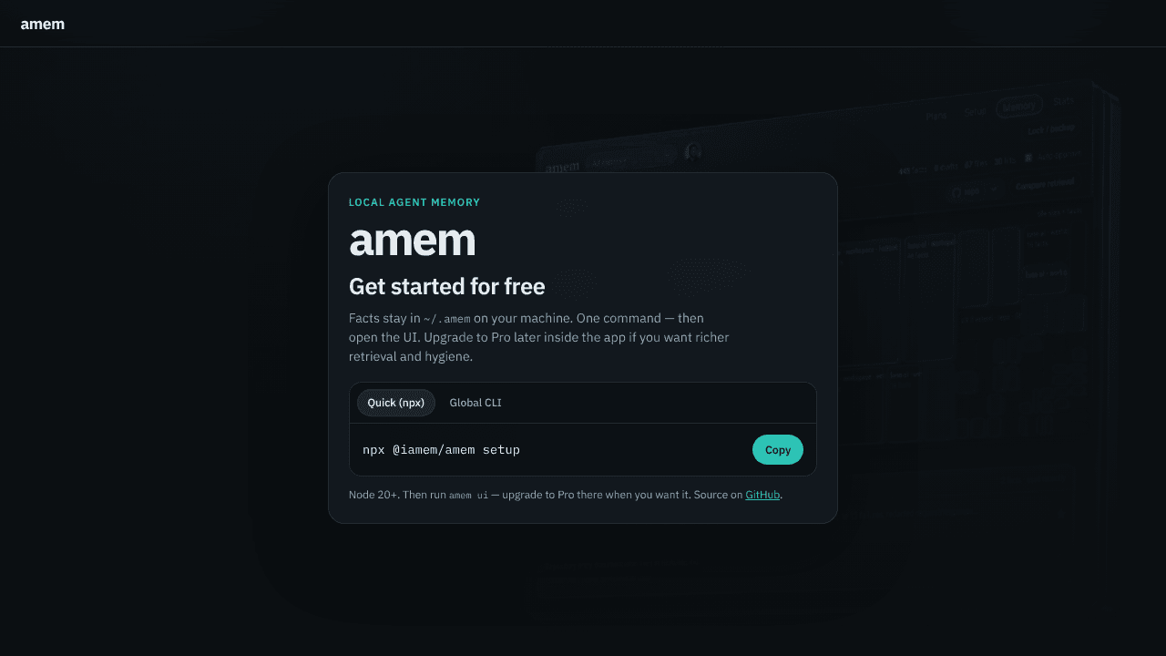 amem — get started