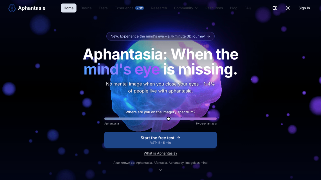 Aphantasia