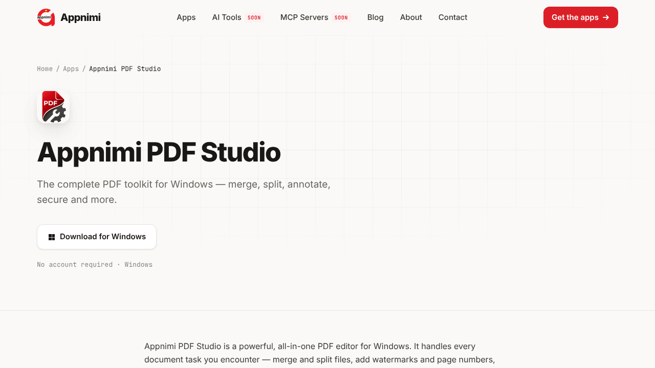 Appnimi PDF Studio
