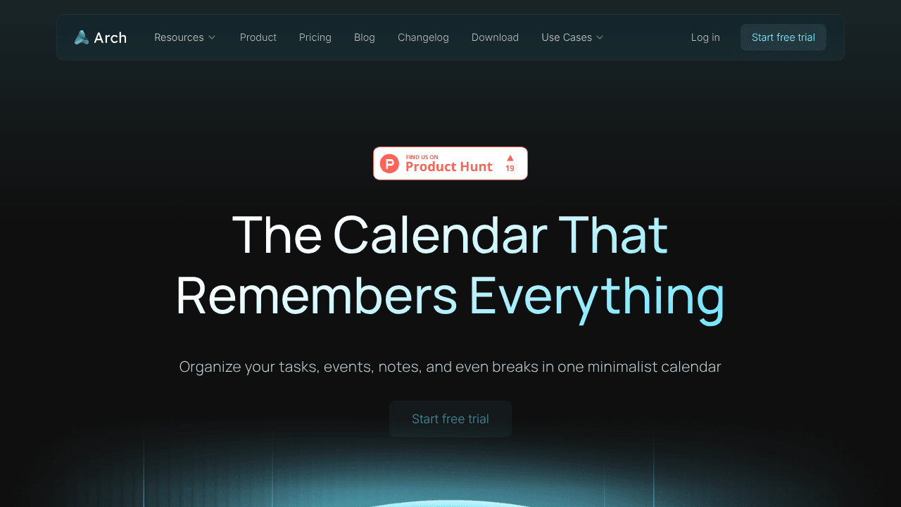 Arch Calendar