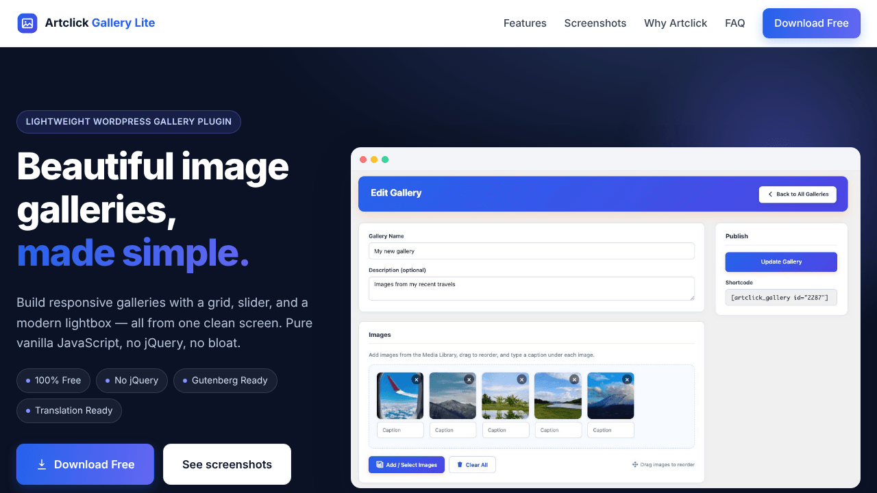 Artclick Gallery Lite