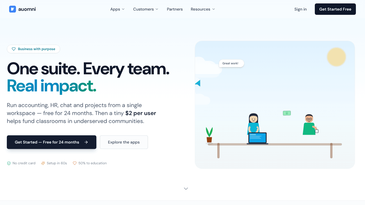 Auomni — One platform for your business